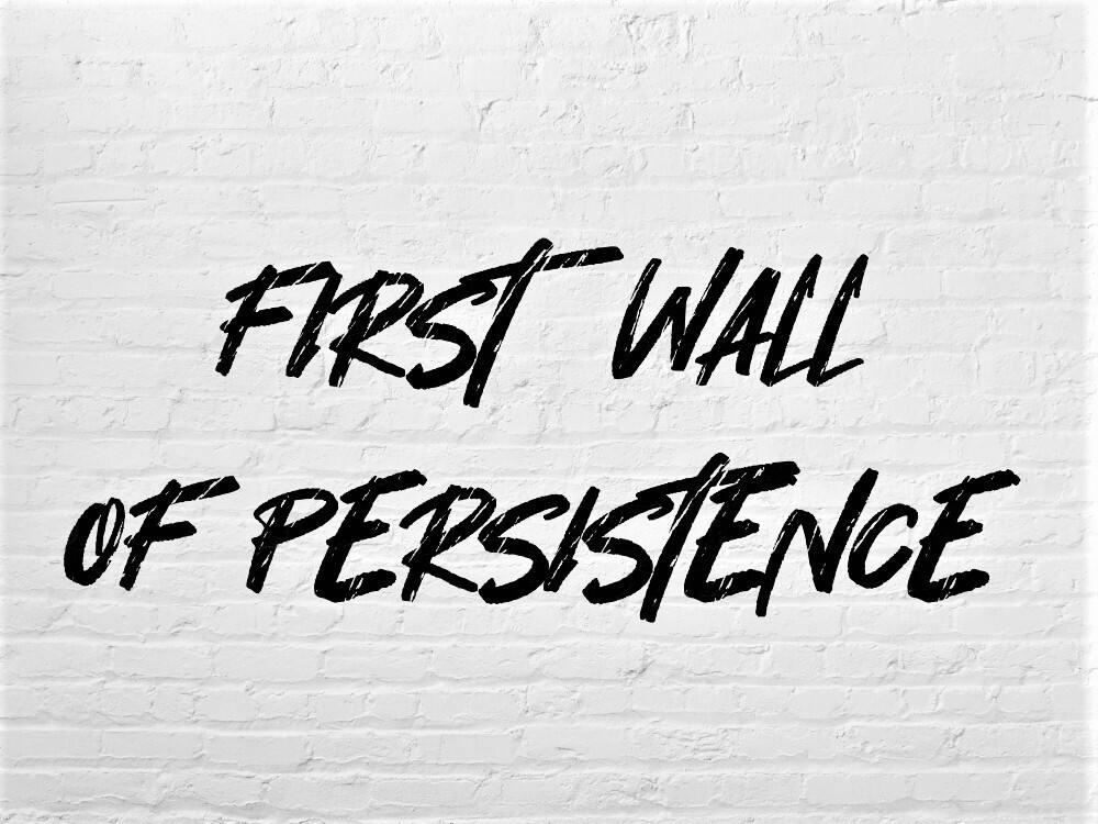 FIRST WALL OF PERSISTENCE