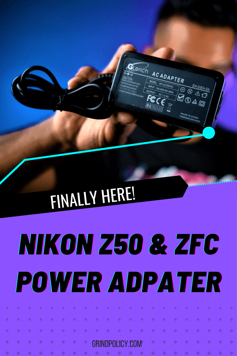 nikon z50 continuous power